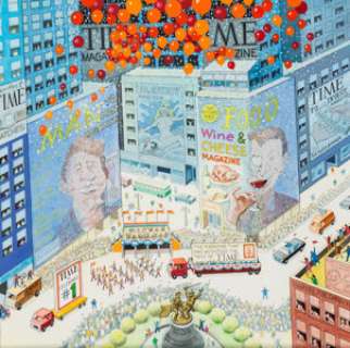 Al Jaffee - MAD #400 Inside Back Cover "Fold-In" Painting Original Art (EC, 2000)....