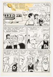 Archie Artist | Life with Archie #1 Story Page 25 Original Art (Archie, 1958).... | Heritage