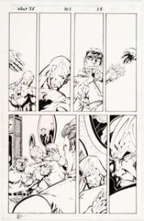 Fred Haynes and Art Thibert - What If...? #101 Story Page 15 Archangel Original Art (Marvel, 1997)....