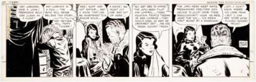 Milton Caniff | Terry and the Pirates Daily Comic Strip Original Art dated 1-14-43 (News Syndicate, 1943).... | Heritage