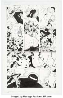Lim, Ron - Ron Lim and Jeremy Freeman Cable & Deadpool #47 Story Page 4 Original Art (Marvel, 2008)....