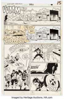 Dwyer, Kieron | Kieron Dwyer and Al Milgrom Captain America #342 Story Page 11 Original Art (Marvel, 1988).... | Heritage