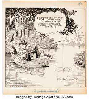 Dodd, Ed - Ed Dodd Back Home Again Daily Comic Strip Original Art dated 7-4-39 (United Feature Syndicate, Inc., 1939). ...