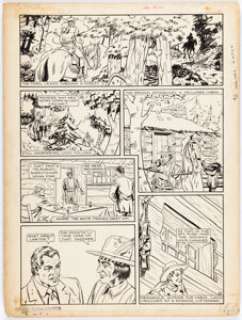 Western Comics Artist | Hal Sharp Slam-Bang Comics #5 Story Page 6 Original Art (Fawcett, 1940).... | Heritage