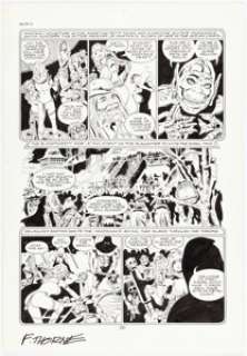 Thorne, Frank | Frank Thorne 1994 "Ghita of Alizarr" Story Page 4 Original Art (Warren, 1980).... | Heritage