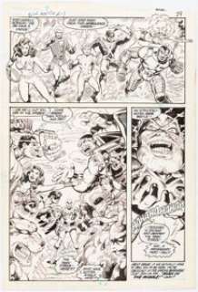 Cullins, Paris - Paris Cullins and Dell Barras Blue Beetle #11 Story Page 29 Original Art (DC, 1987)....