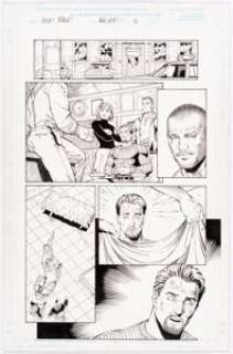 Chen, Sean - Sean Chen, Lary Stucker, and Eric Cannon Iron Man #11 Story Page 13 Original Art (Marvel, 1998)....