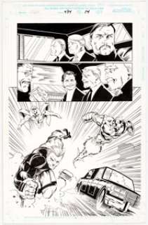 Justiniano (Josue Rivera) - Justiniano (Josue Rivera) and Al Milgrom Incredible Hulk #434 Story Page 14 Original Art (Marvel, 1995)....