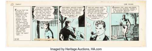 Caniff, Milton | Milton Caniff Terry and the Pirates Daily Comic Strip Original Art dated 3-16-36 (Chicago Tribune, 1936). ... | Heritage