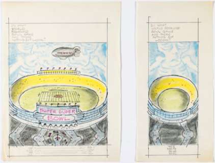 Jaffee, Al | Al Jaffee MAD Cover and "Fold-In" Preliminary Original Art Group of 5 (EC, c. 1970s-80s).... (Total: 5 Original Art) | Heritage