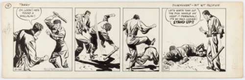 Caniff, Milton | Milton Caniff Terry and the Pirates Comic Strip Daily Original Art dated 10-26-39 (Chicago Tribune/N.Y. News Syndi... | Heritage