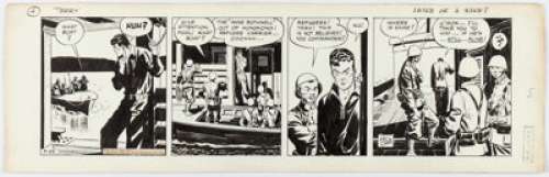 Caniff, Milton - Milton Caniff Terry and the Pirates Daily Comic Strip Original Art dated 5-23-40 (News Syndicate Co., Inc., 1940)....