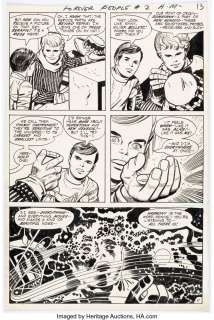 Kirby, Jack | Jack Kirby and Vince Colletta The Forever People #2 Story Page 11 Original Art (DC, 1971).... | Heritage