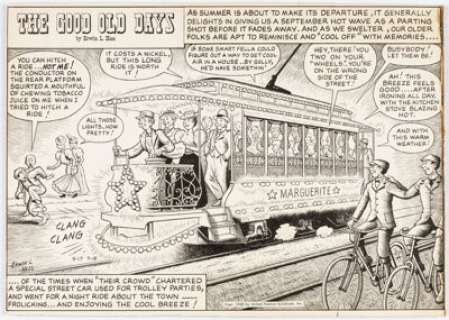 Hess, Erwin L. - Erwin L. Hess The Good Old Days Sunday Comics Feature Original Art Group of 2 (United Feature Syndicate, 1960-1966... (Total: 2 Original Art)