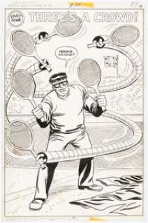 Mortimer, Win | Win Mortimer, Don Perlin, and Mike Esposito Spidey Super Stories #32 Splash Page 20 Dr. Octopus Original Art (Marv... | Heritage