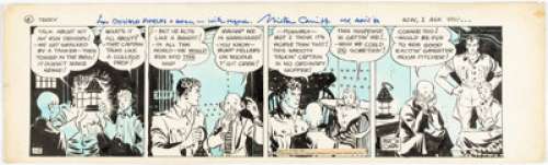 Caniff, Milton | Milton Caniff Terry and the Pirates Daily Comic Strip Original Art, dated 1-2-36 (Chicago Tribune-N.Y. News, 1936)... | Heritage
