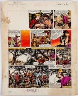 Bellamy, Frank | Frank Bellamy Eagle Vol.10 #11 King David Episode 27 Story Page 1 Original Art (Longacre Press, 1959).... | Heritage