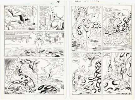 Delbo, José | José Delbo and Dave Simons Thundercats #15 Story Pages 12-13 Original Art (Marvel/Star, 1987).... (Total: 2 Original Art) | Heritage