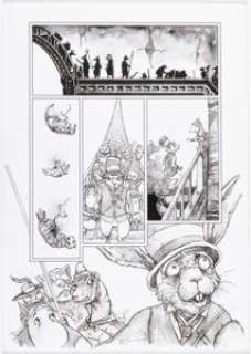 Gross, Peter - Peter Gross and Al Davison The Unwritten #24 Story Page 15 Original Art (DC/Vertigo, 2011)....