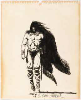 Starlin, Jim | Jim Starlin Conan Illustration Original Art (1978).... | Heritage