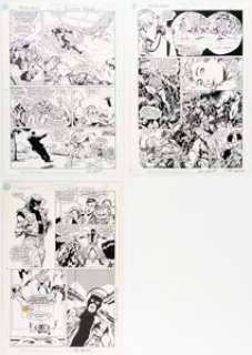 Isherwood, Geof - Geof Isherwood and Robert Campanella Suicide Squad #57 and #58 Story Pages Original Art Group of 3 (DC, 1991).... (Total: 3 Items)