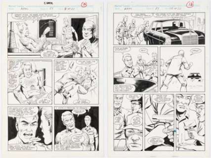 Vansant, Wayne | Wayne Vansant, Art Nichols, and Tim Tuohy The Nam’ #64 Story Pages 8-10 Original Art (Marvel, 1992).... (Total: 2 ) | Heritage