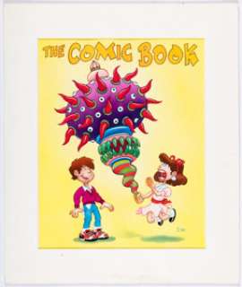 Woodring, Jim | Jim Woodring - "The Comic Book" Painting Original Art (c. 1993-1994).... | Heritage