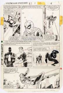 Trimpe, Herb | Herb Trimpe and Jim Mooney The Spectacular Spider-Man #97 Story Page 4 Original Art (Marvel, 1984).... | Heritage