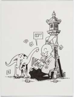 Sakai, Stan | Stan Sakai Comic Book Collections for Libraries Foreword Illustration Usagi Yojimbo Original Art (Libraries Unlimi... | Heritage