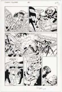 Adams, Arthur - Arthur Adams, Mitch Byrd, and Andrew Pepoy Starship Troopers #2 Story Page 13 Original Art (Dark Horse, 1997)....