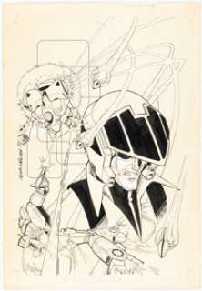 Leeke, Mike | Mike Leeke and Michael Chen Robotech: the Macross Saga #18 Cover Original Art (Comico, 1987). ... | Heritage