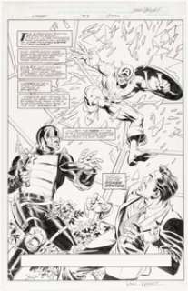 Jerry Ordway And Karl Kesel | USAgent #3 Splash Page 1 Original Art (Marvel, 2001).... | Heritage
