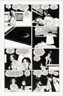 Jaime Hernandez | Love and Rockets Vol.2 #14 Story Page 4 Maggie and Hopey Original Art (Fantagraphics, 2005).... | Heritage