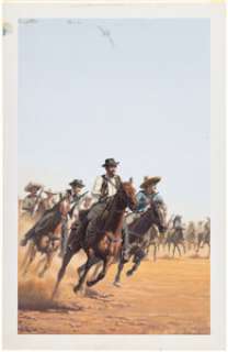 Richard Clifton-Dey - The Gringos 5: Easy Money Paperback Book Cover Original Art (Mayflower Grenada, 1980)....