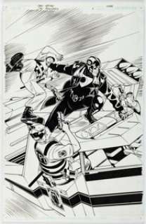 Chris Sprouse and Karl Story - The Midnighter #3 Cover Original Art (DC, 2007)....