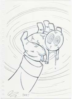 Douglas Paszkiewicz - Arsenic Lullaby Sketch Original Art (2014).