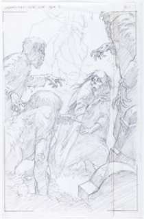 Bernie Wrightson | Frankenstein Alive, Alive! #3 Preliminary Splash Page 1 (IDW Publ., 2012). | Heritage