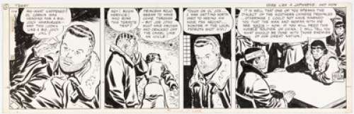 Milton Caniff | Terry and the Pirates Daily Comic Strip Original Art dated 1-4-43 (News Syndicate, 1943). | Heritage