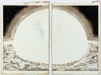 John Byrne and Tom Palmer Star Brand #12 Double Splash 21-22 Original Art (Marvel, 1987). (Total: 2 Original Art) | Heritage