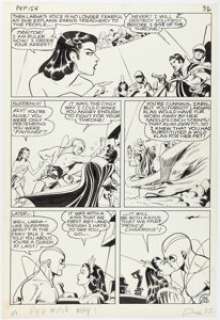 John Giunta Pep #154 The Fly Story Page 6 Original Art (Archie, 1962). | Heritage