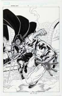 Ron Lim and Bob Layton Iron Man: Legacy of Doom #3 Splash Page 1 Original Art (Marvel, 2008). | Heritage