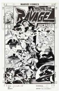 Tom Grindberg Ravage 2099 #7 Cover Original Art (Marvel, 1993). | Heritage