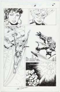 John Buscema and Bill Sienkiewicz Galactus the Devourer #4 Story Page 11 Original Art (Marvel, 1999). | Heritage