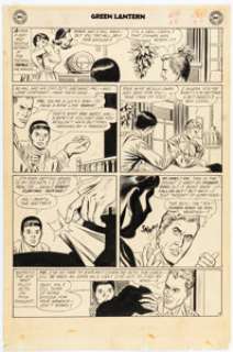 Gil Kane and Joe Giella Green Lantern #11 "Trail of the Missing Power Ring!" Story Page 3 Original Art (DC, 1962). | Heritage