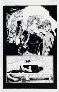 Andy Park and Jonathan Sibal Tomb Raider: The Series #5 Story Page 17 Original Art (Image/Top Cow, 2000).