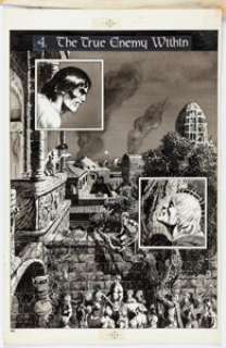 John Bolton Bizarre Adventures #26 Kull Story Page 38 Original Art (Publisher, 1981). | Heritage