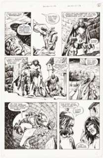 John Buscema and Alfredo Alcala The Savage Sword of Conan #36 Story Page 6 Original Art (Marvel, 1978). | Heritage
