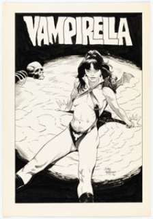Mike Hoffman - Vampirella Illustration Original Art (1992). | Heritage