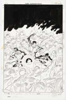 Ron Garney Captain America: Sentinel of Liberty #4 Unpublished Cover Original Art (Marvel, 1998). (Total: 2 Items) | Heritage