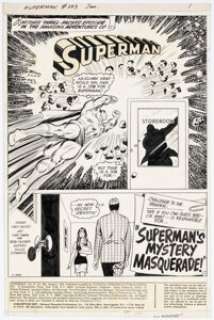 Curt Swan and Bob Oskner Superman #283 Story Page 1 Original Art (DC, 1975). | Heritage